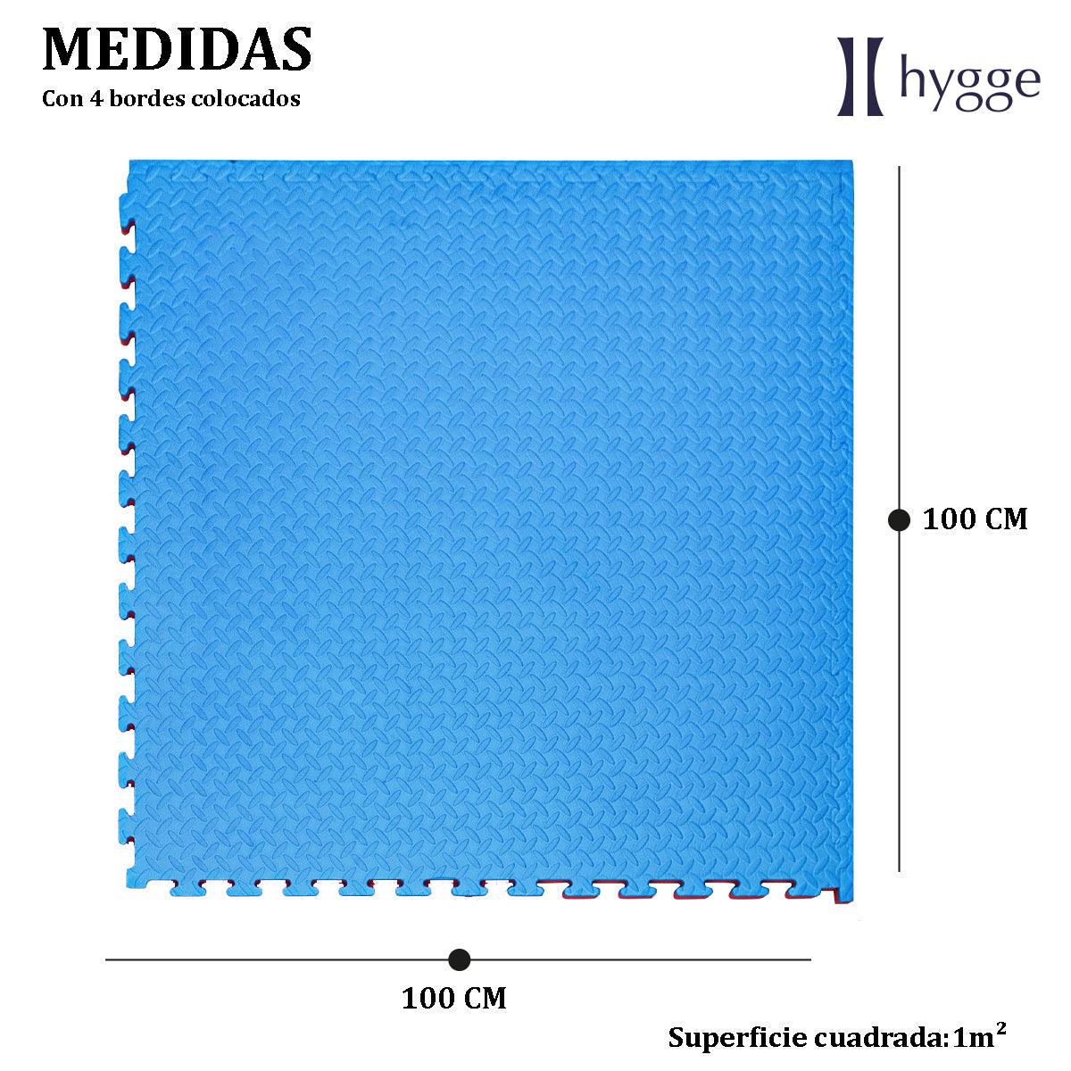 Piso de goma eva encastrable Tatami 20mm