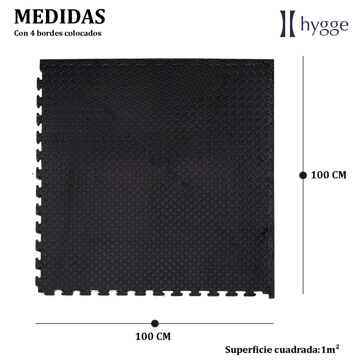 Piso de goma eva encastrable Tatami 20mm