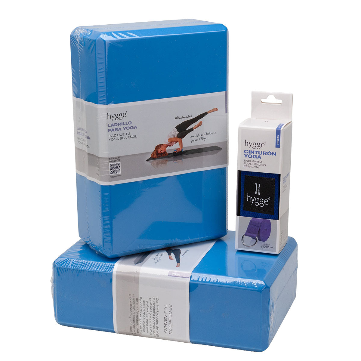 Kit 2 Ladrillos goma eva + Cinturón elongación