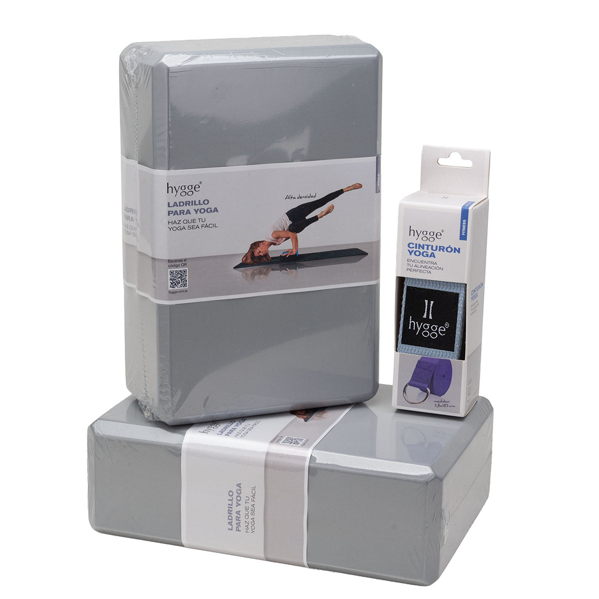 Kit 2 Ladrillos goma eva + Cinturón elongación