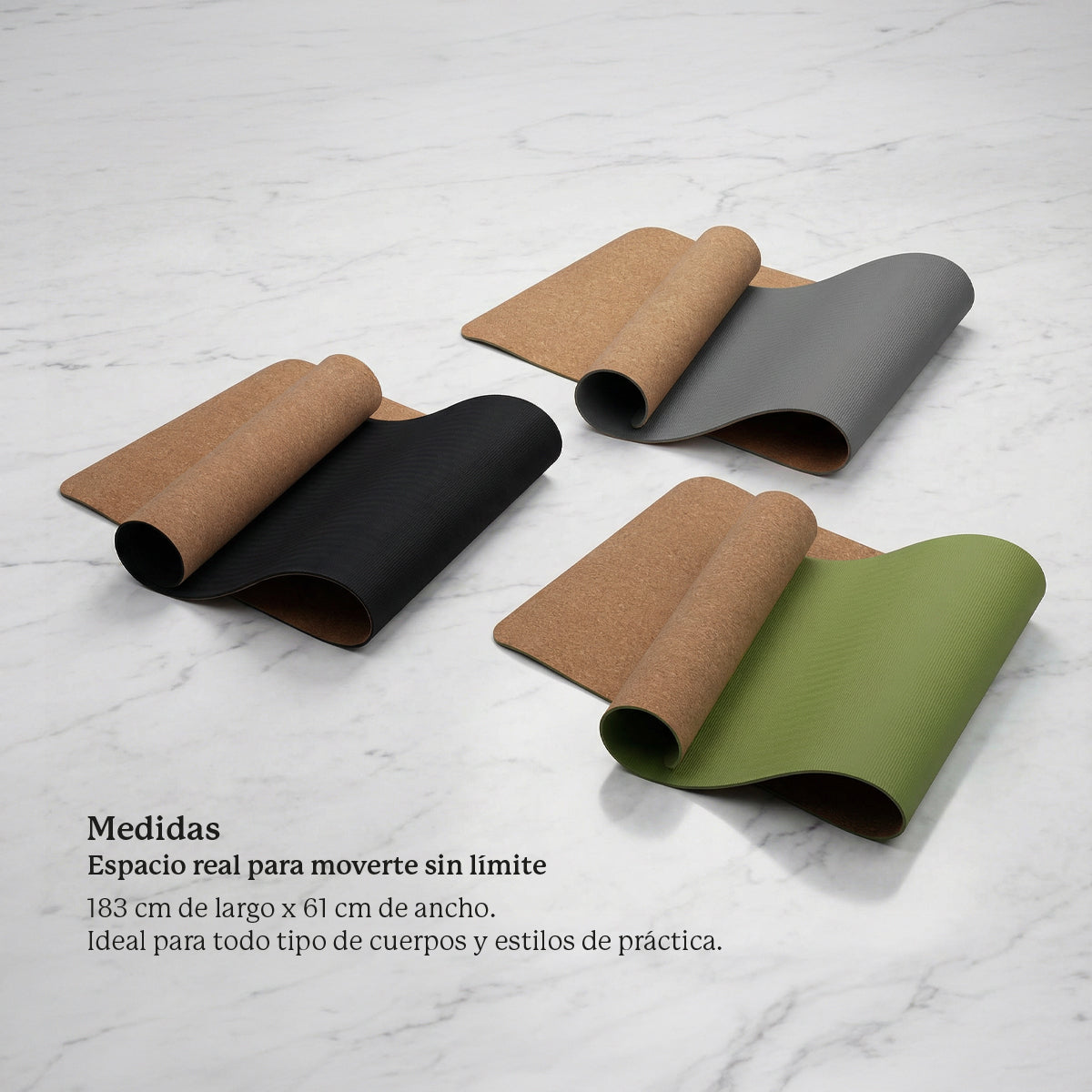 Mat de TPE y corcho 5mm nivel avanzado