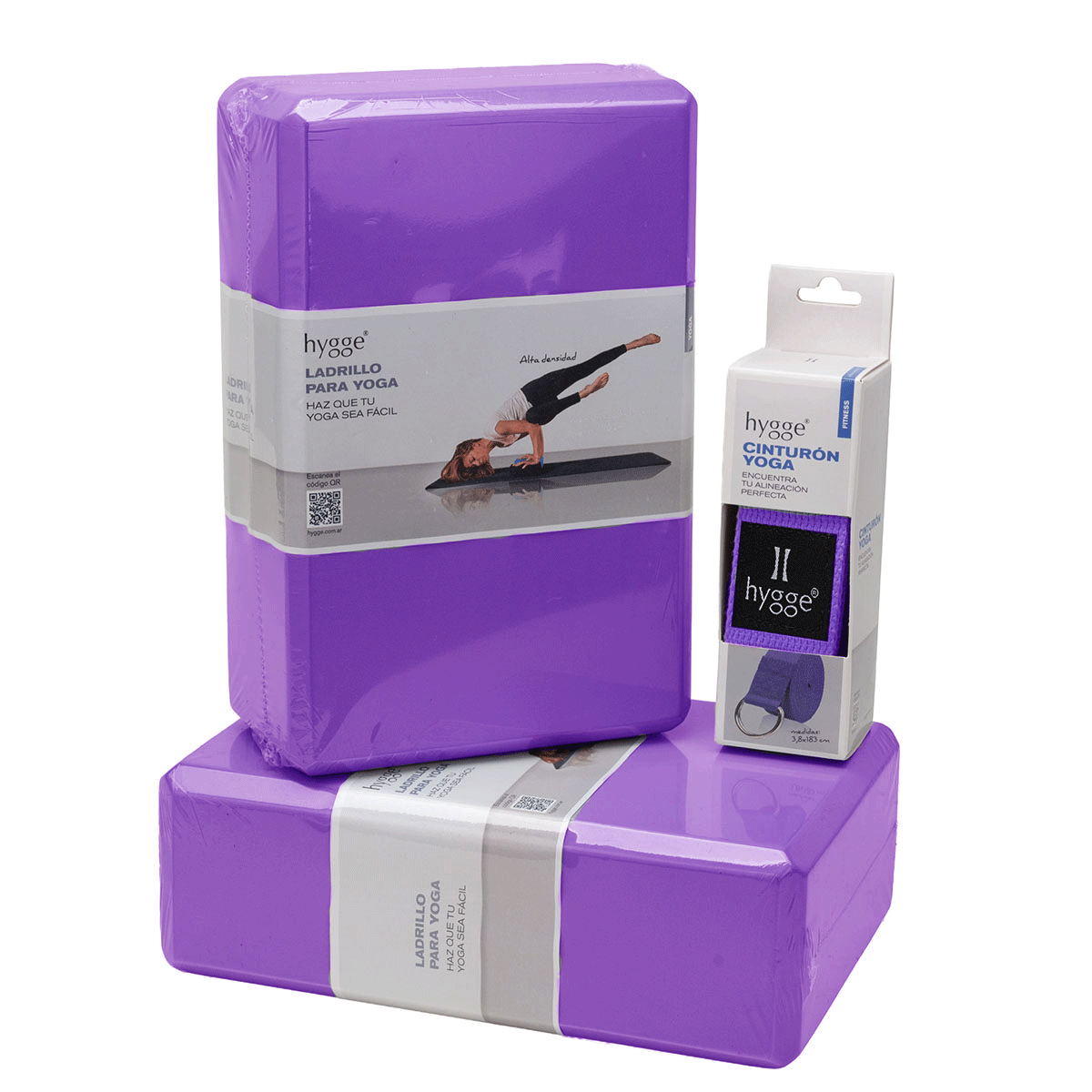 Kit 2 Ladrillos goma eva + Cinturón elongación